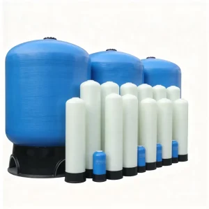 Custom Two-Color Fiberglass Water Purification Tank with Multiple Specifications
