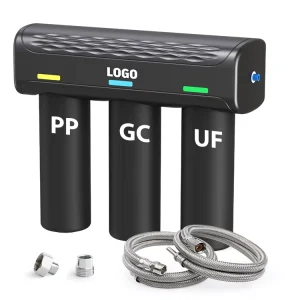 Custom Under Sink Water Purifier Tankless Water Filter System 8 Stages Filtration Integrated Dispenser Under Kitchen Counter