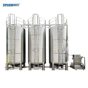 Custom for SPX Fully Automatic CIP Cleaning System Stainless Steel 304 316 Mirror Polished Finish PLC Controlled 15000L