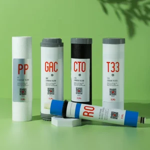 Customizable 10 Inch Carbon Block Water Filter Cartridge with PP T33 Filter, 5 Micron, for RV Water Purifiers