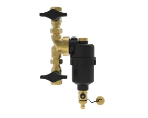 Customizable Manual Brass Home Water Pre-Filter with Magnetic Feature