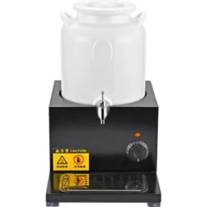 Customizable Porcelain Ceramic Drink Dispenser with Handle for Water Milk and Drinks