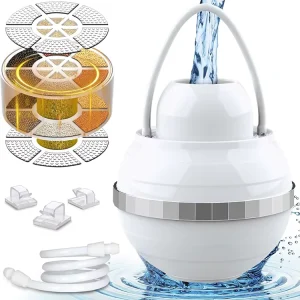 Customizable Shower and Tap Filter Bathtub Bath Ball Water Filter for Tub Faucet Remove Chlorine for Hard Water
