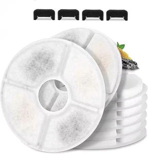 Customize Dog Cat Water Fountain Filters Replacement for Automatic Pet Drinking Water Dispenser Resin and Activated Carbon