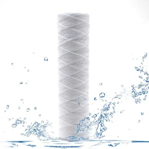 Customized 10*2.5 Inch String Wound Filter Cartridge OEM Winding Density and Micron Precision
