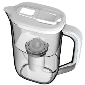 Customized BPA Free Alkaline Water Filter Jug Hydrogen Water Filter Pitcher Household Manual Activated Carbon Water Filter