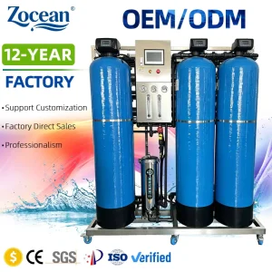 Customized RO Water Filter System for Pure Water Plants Reverse Osmosis Seawater Desalination Machine