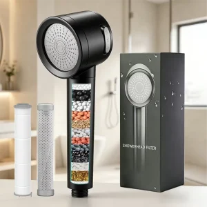 Customized Shower Head Filter High Pressure Removes Chlorine Heavy Metals Bacteria Impurities Durable Hair Protection Skin Care