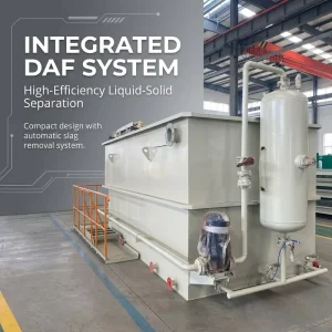 DAF Dissolved Air Flotation Machine Industrial Sewage Treatment Equipment SS Oil Removing