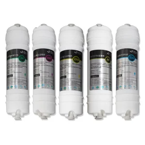 DEWO Universal Five Stage Activated Carbon Filter Cartridge 10inch Korean Style PP Cotton Pre Post Filter