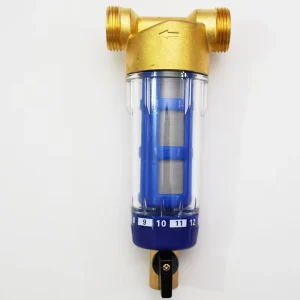 DN25 Pre-filter Household Tap Water Filtration Copper Water Purifier Whole-house Central High-flow Washable Water Purifier CE certification