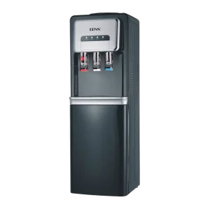 DX3402 Freestanding Vertical Office Hot and Cold Water Dispenser with Compressor Refrigeration, Ice Water, Heating, and Bottom Load