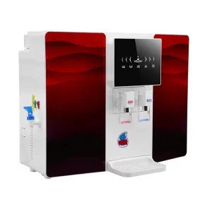 Desktop 5-Stage RO Drinking Water Purifier Cooler Wall-Mounted Hot and Cold Water Dispenser with Ice Maker