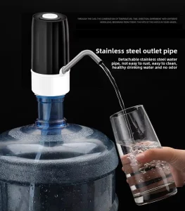 Desktop Automatic USB Rechargeable Food-Grade Silicone Drinking Bottled Water Pump Home Kitchen Travel Water Dispenser Pump
