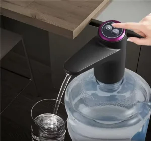 Desktop Electric Foldable USB Food Grade Silicone Drinking Bottled Water Pump for Home Office Camping