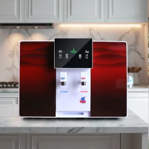 Desktop Electric Hot and Cold Water Dispenser with Reverse Osmosis Filter for Home Drinking