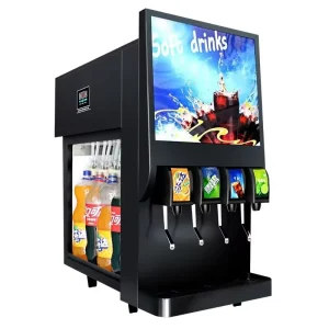 Desktop Electric Stainless Steel Carbonated Soda Beverage Dispensing Machine with Cooling Function Food Grade Built-In for Restaurant