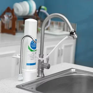 Desktop Instant Water Purifier 3 Stage Filtration 1200 GPD Manual Countertop for Household Hotel Use Eco Friendly Easy