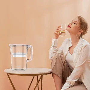 Desktop Kitchen Water Filter Pitcher Carbon NA Ion Exchange Resin Water Jug Reduce Chlorine Reduce Water Hardness