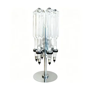 Desktop Rotating Drink Dispenser for Home Bar and Parties