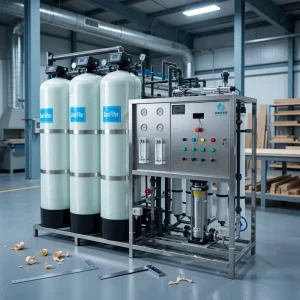 Dialysis Water Purification Machine with PLC Control Pump and Motor Reverse Osmosis Technology