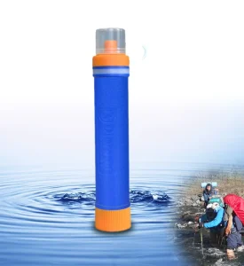 Diercon Best Selling Portable Life Water Straw Filter Built in Activated Carvon Filter Could Support Outdoor Sports and Work