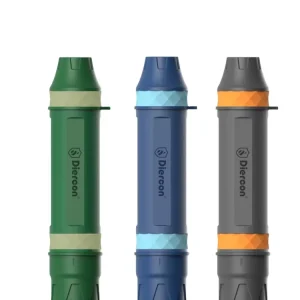 Diercon Portable Water Filter Survival Kit Self Cleaning Purifier for Camping & Backpacking (PS PRO)