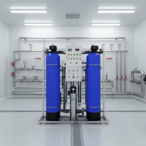 Digital Metering Commercial RO Water Softener Filtration System with Pump, 250 L/h