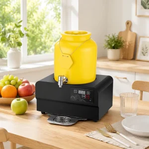 Digital Panel Adjustable Temp Ceramic Jar Milk Juice Dispenser