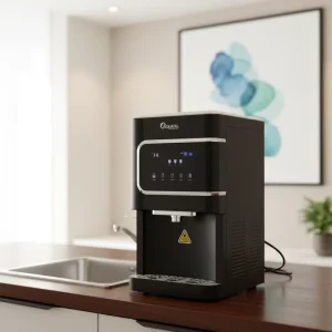 Direct-Drinking Electric Water Filter Purifier with Hot and Cold Water, Countertop RO System
