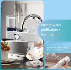 Direct Drinking Water Filter Faucet Water Purifier Tap Household Pre Extended Filter Battery Powered