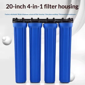 Direct Manufacturer Manual Stainless Steel 10 inch 20 cartridge Filter Bottle 1 2 3 4 1 inch Outlet Direct Drinking Station