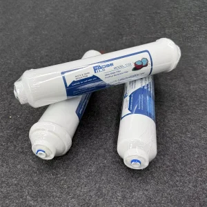 Direct Plug-In T33 Post-Carbon Refrigerator Water Filter Cartridge, Quick-Connect Water Purifier for Household Use