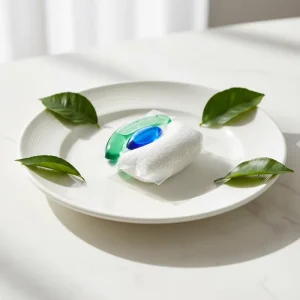 Dishwasher Pods All-in-1 Dishwashing Detergent Capsules Eco-Friendly Hard Water Softener and Grease Remover