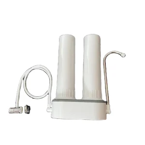 Domestic Countertop Two stage Water Filter Ceramic Cartridge Water Purifier