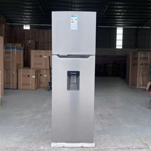 Double Door Upright Fridge Top Freezer With Water Dispenser 290L Inverter Air Cooling Frost Free EU Standard A++ 220v 50 60hz