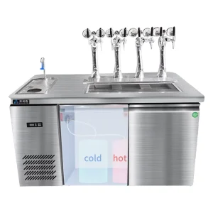 Draft Beer and Coffee Drinks Machine with Refrigerated and Frozen Draft Beer System