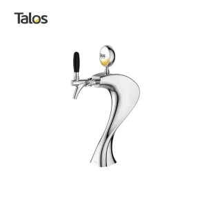 Drink Dispenser Bar Equipment Dragon Type with Brander Holder 1-Way Draft Beer Tower Beer Font