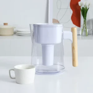 Drinking Water Filter Kettle EU 10 Certified Pitcher Improve Coffee & Juice Taste Cartridge Remove Chlorine Heavy Metals