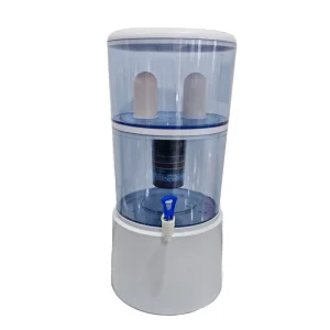 Dual Ceramic Gravity 24L Countertop Water Filter 100 GPD Eco Friendly DEFAULT FLOAT VALVE UV Manual Power Source Outdoor