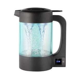 Dual Core 1.8L Large Hydrogen Water Kettle PEM Hydrogen Generator H2 Water Bottle USB Battery Power Source for Household Car Use