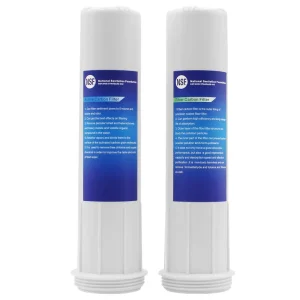 Dual Fine Filter Element Sintered Activated Carbon and Activated Carbon Fiber Water Filter Cartridge Carbon Block
