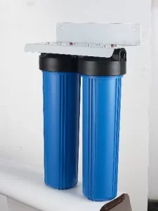 Dual Stage 20 Inch Large Capacity Manual Home Water Purification System Whole House Filter Made of Plastic for Household Use