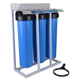 Dubai Whole House 20 Inches PP+CTO+UDF Pre Filtration Jumbo Water Purifier Three Stage Housing Triple Pre filter Water Filter