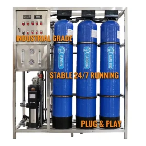 Durable 304 Stainless Steel Industrial Water Treatment Equipment FRP Tank Sand Carbon Filter System for Pure Water Production