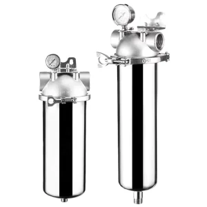 Durable Corrosion Resistant Stainless Steel Prefilter Housing Ideal for Commercial Water Treatment