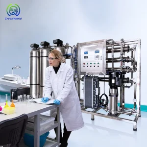 EDI UV Water Treatment System with Liquid Mixer, Ozone Generator, and Medical Distilled Water Machine for Laboratories