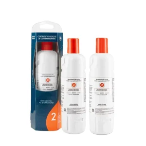 EDR2RXD1/46-9082 Refrigerator Water Filter Replacement, Activated Carbon, Plastic, 6-Month Filter Life, 200 GPD