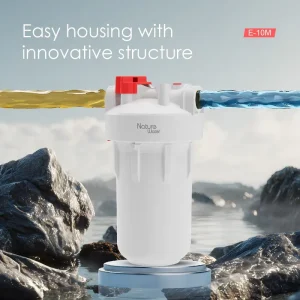 Easy Housing Plastic Bottle Home Drinking Water Pre Filter System for Outdoor RV Car Use with Whole House Backwash Sediment