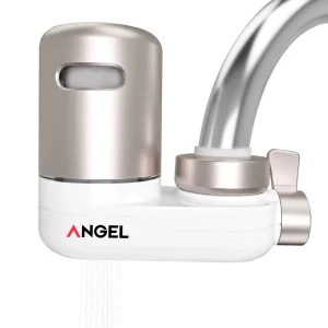 Easy Install Champagne Gold Carbon Fiber Faucet Water Filter for Home Kitchen Water Filtration System Tap Water Purifier